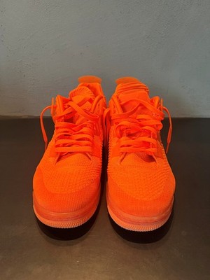 Jordan 4 Retro Flyknit Orange Gr. 45