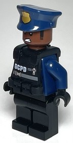 LEGO SH0417 GCPD Officer (2017, Batman, Swat Gear, DC Universe, 70915) Canadian