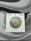 1907-O New Orleans Mint 90% Silver Barber Half Dollar Coin