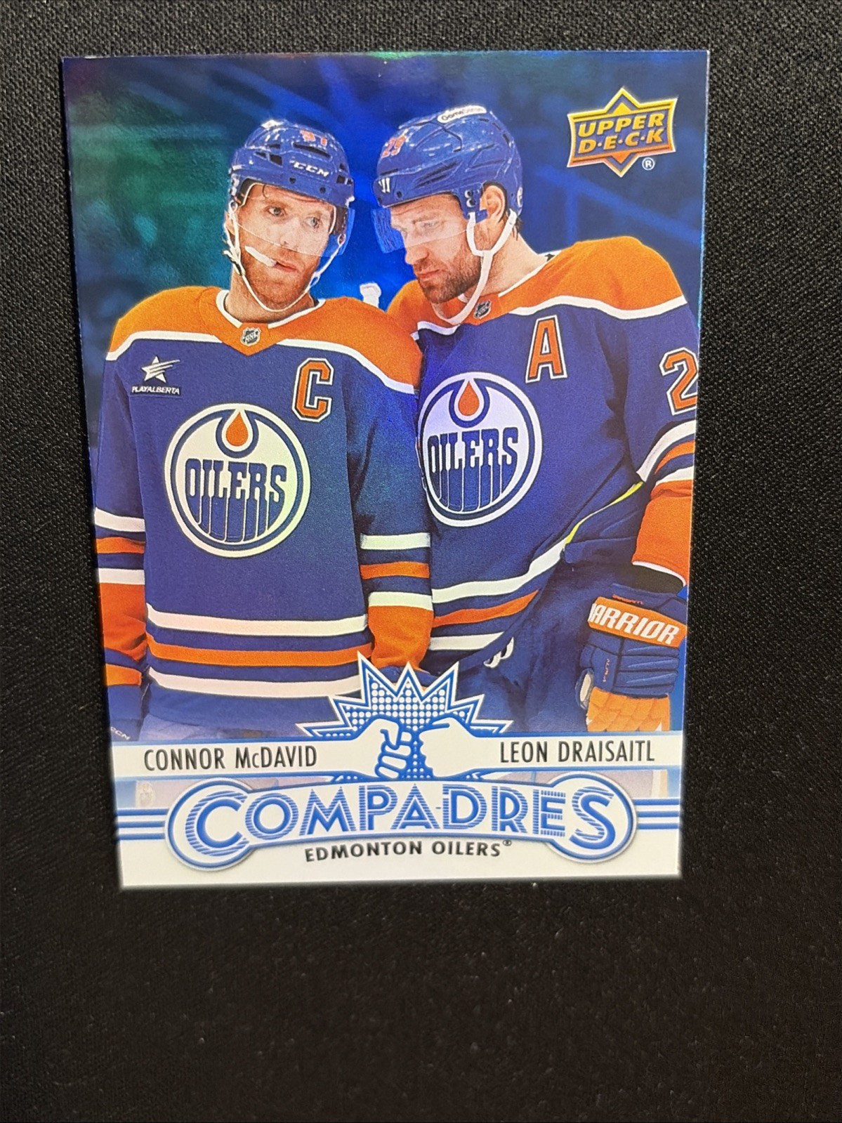 25-26 UD Series 1 Hockey Compadres CM-2 Connor McDavid/Leon Draisaitl