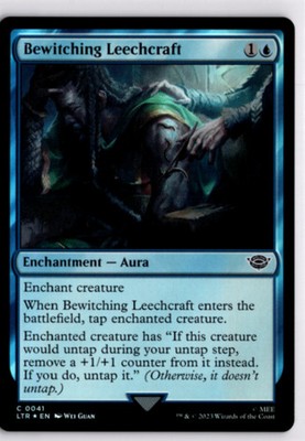 MTG LTR *Foil Bewitching Leechcraft 41 C NM Lord of The Rings Magic