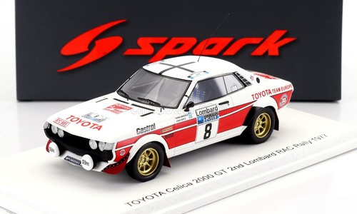 TOYOTA CELICA RA21 2000GT #8 H.Mikkola RAC Rally 1977 1/43 SPARK S7722 - Picture 1 of 5