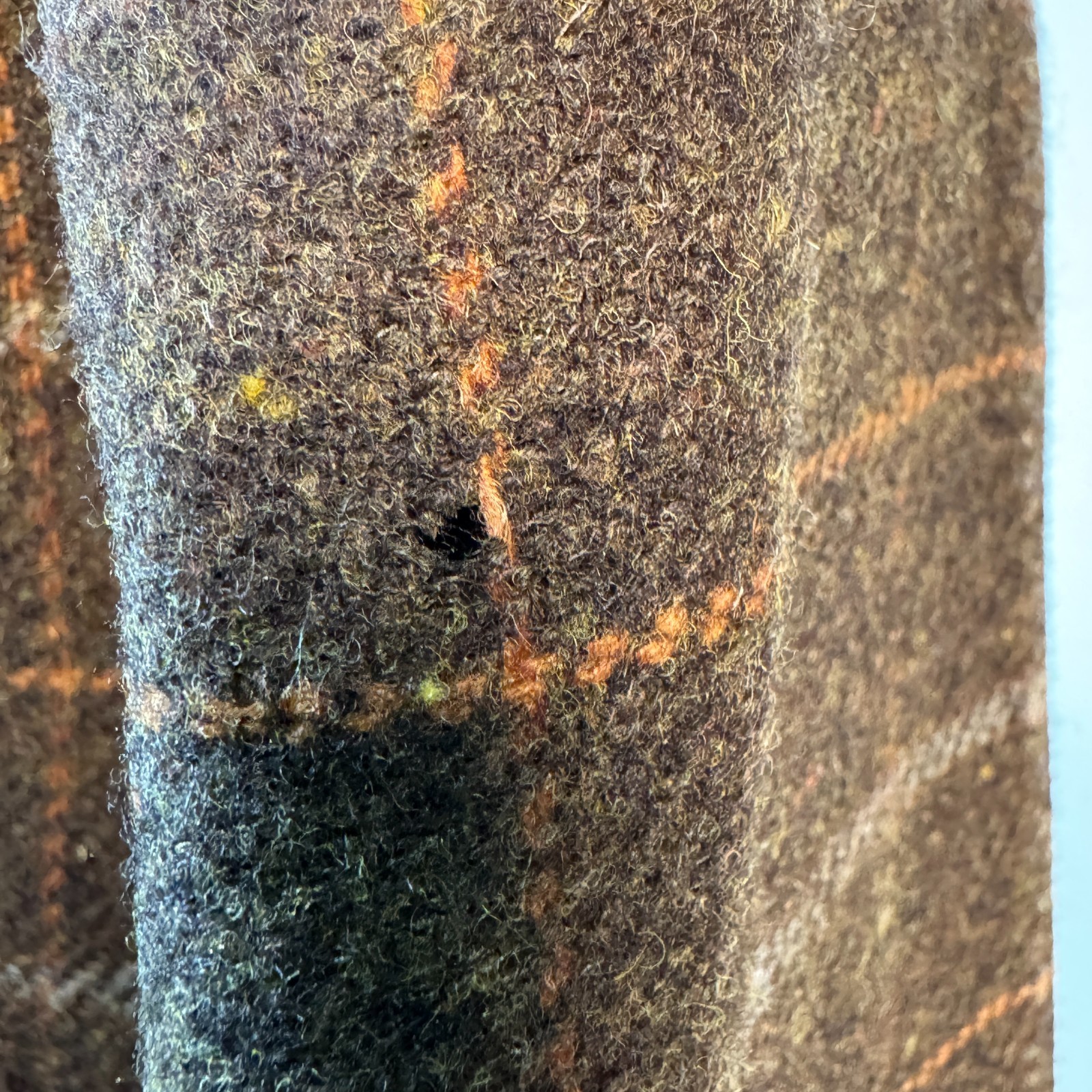 Peruvian Connection Plaid Blazer Jacket Brown Tan… - image 13