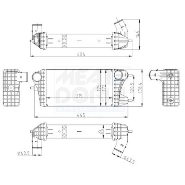 LadeluftküHler FüR Suzuki Swift V 17- 1362052R40-image