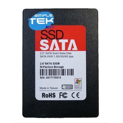 Phison SSD MLC 2.5'' 32GB SATA Solid State Drive Notebook Desktop PC AIO