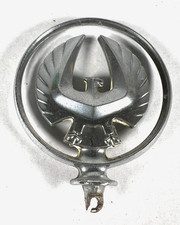 Vintage Chrysler Imperial Hood Ornament Eagle Emblem Chrome Metal