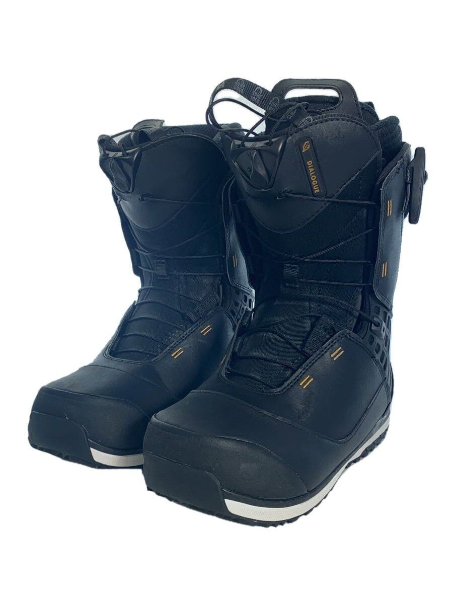 Stivali da snowboard Salomon 394268 25 5 cm lacci per scarpe BLK usati