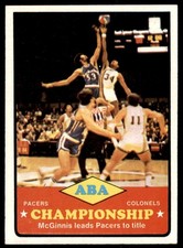1973-74 Topps #208 ABA Championship  Pacers / Colonels  George McGinnis  MINT