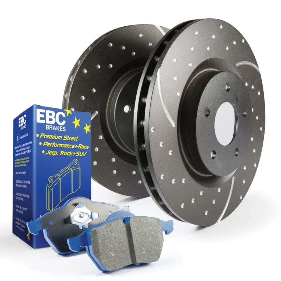 EBC For Audi TT Quattro 2004 2005 2006 Brake Kit S6 Kits Bluestuff and GD Rotors - Image 2 of 3
