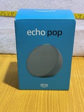 Amazon Echo Pop C2H4R9 Smart Speaker Alexa Bluetooth NEW SEALED Charcoal Black