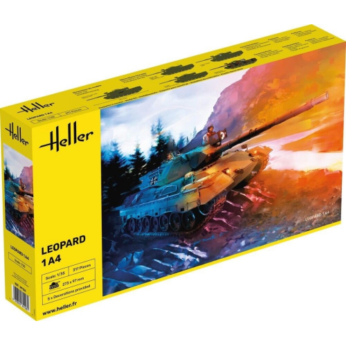 Leopard 1A4 Kit 1:35 Heller Kit Mezzi Militari -D- Neues Modell-image
