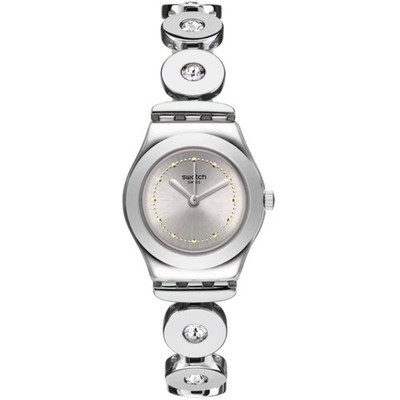 Swatch Women's Watch Time To Swatch Inspirance Silver Tone Dial Bracelet YSS317G