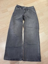 H&M Jeans Mädchen Los Waist 146 Grau mit Gli...
