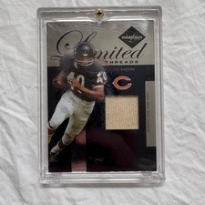 2005 Donruss Limited Threads Jersey Card S/10/75 Gale Sayers