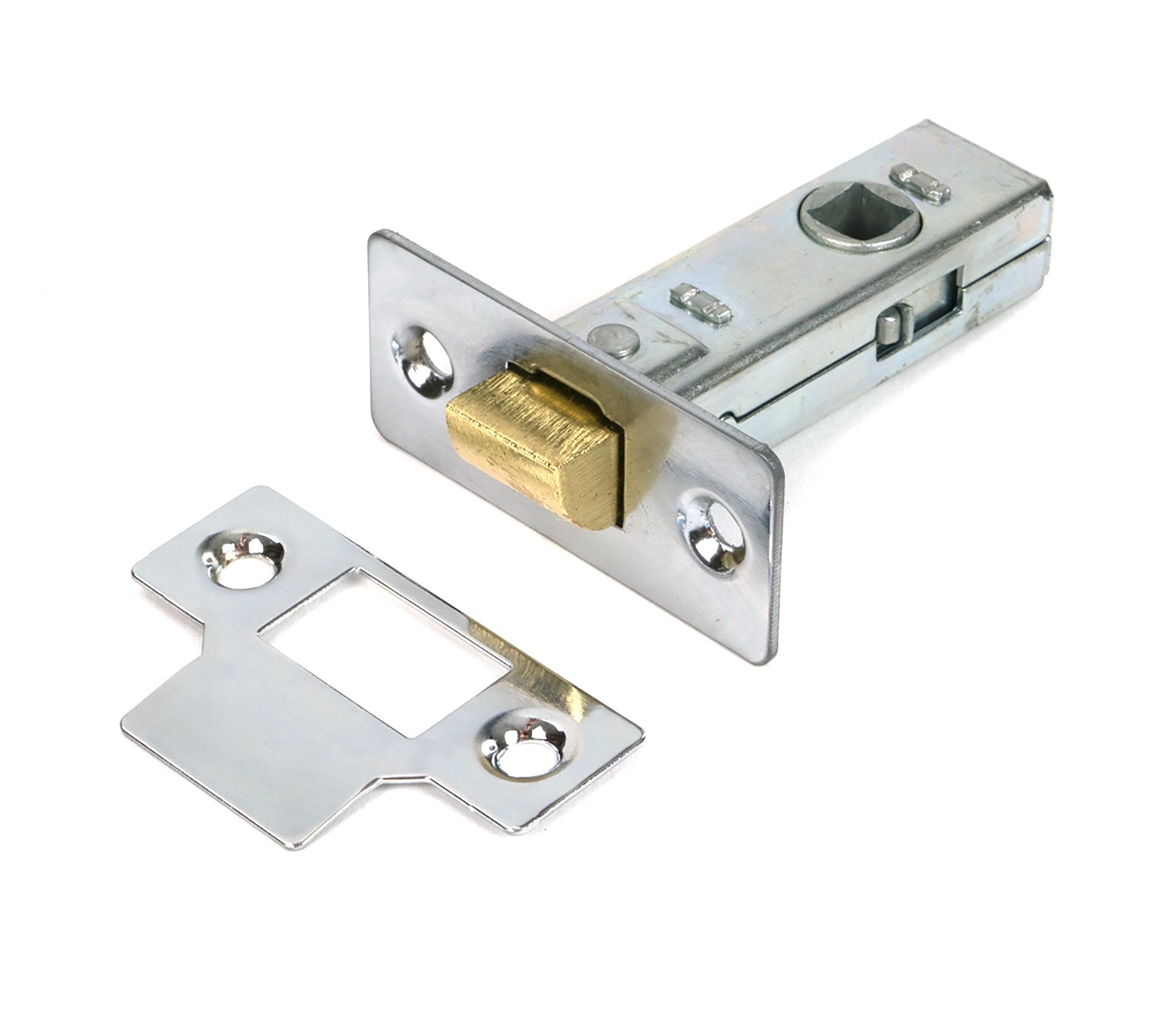 From The Anvil 51728 Polished Chrome 2.5"" Tubular Mortice Latch