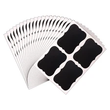 80PCS Waterproof Chalkboard Labels Stickers Removable for Spice Mason Jars Pa...
