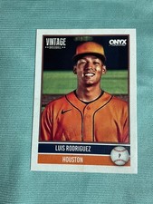 2026 Onyx Baseball Luis Rodriguez Base Card Houston Astros