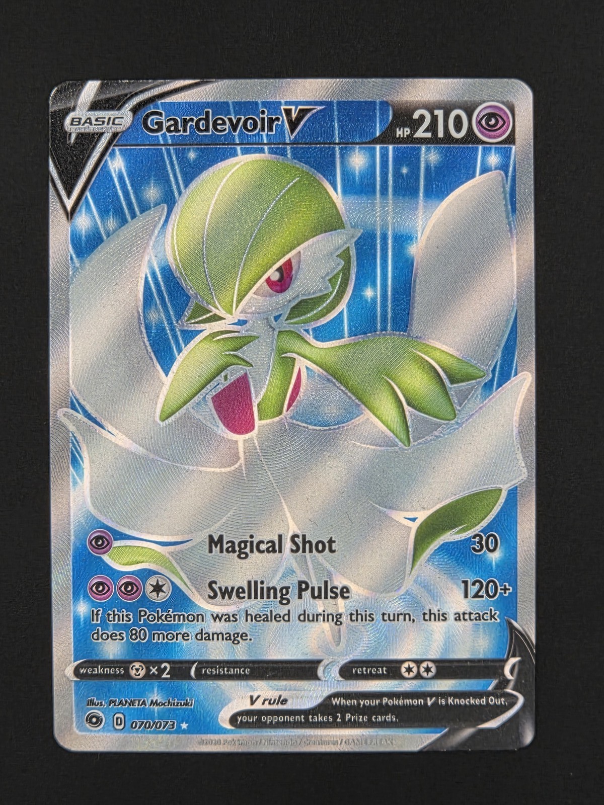 Gardevoir V (Full Art) 70/73 Ultra Rare Pokemon TCG Champion's Path NM