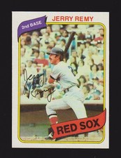 1980 TOPPS #155  Jerry Remy  BOSTON RED SOX  EX-MINT  A