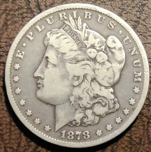 1878-CC Morgan Silver Dollar VF