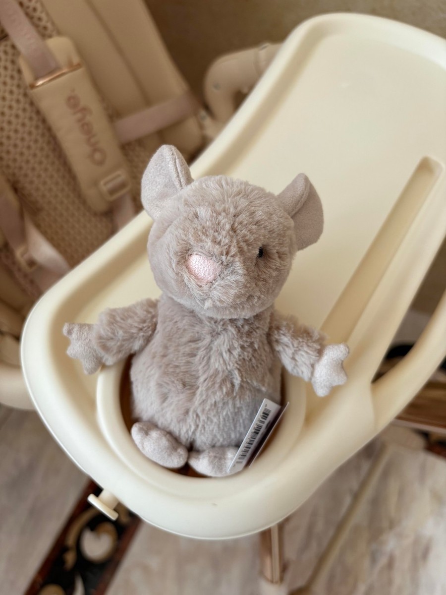 Jellycat Nippit Mouse Out of Print 5 Inch Adorable Plush Stuffed