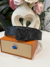 Louis Vuitton LV Initials Monogram Leather Belt 110/44