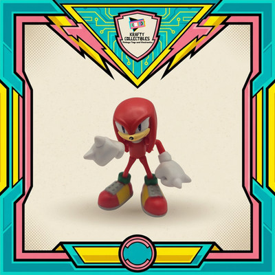 Jakks Pacific Sonic The Hedgehog Modern Knuckles 4'' inch Loose Action Figure