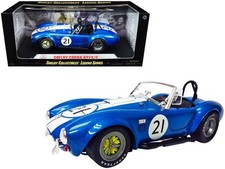 1/18 Shelby Cobra 427 S/C #21 Blue Metallic with White Stripes – Shelby