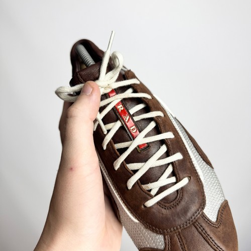 VTG Prada Sport Monte Carlo Red Tad Shoes Sneaker Leather Y2K Archive 90s 42.5 - Bild 16 von 22