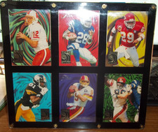 1994 FLAIR FOOTBALL WAVE OF THE FUTURE 6 ROOKIE CARD SET Marshall Faulk, Dilfer