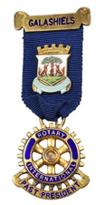 Rotary International Galashiels Branch 1969 Past President Silver Enamel Medal
