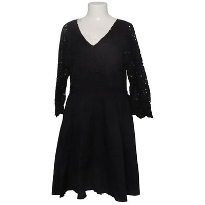 Simply Vera Vera Wang, Kleid, Größe: L, Schwarz, Baumwolle/Polyester #2mh