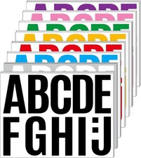 272 Pcs 24 Sheets Large Letter Stickers 4 Inch Bulletin Board Letters Vinyl On