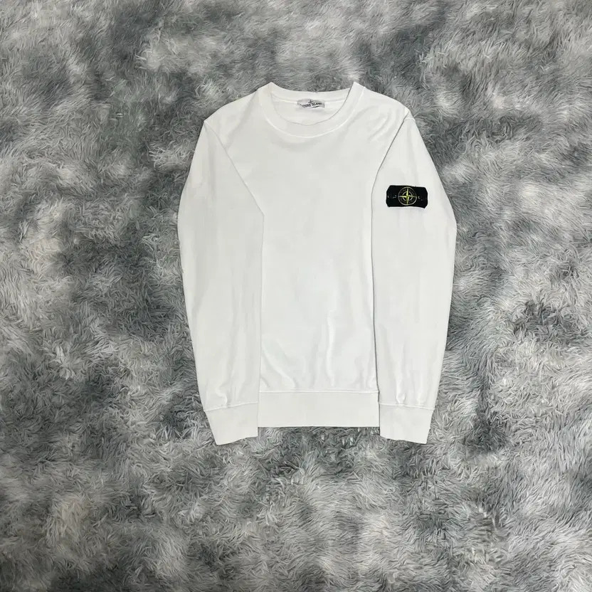 Stone Island L Size Sweatshirt, White, Men's Casual Wear thumbnail 4