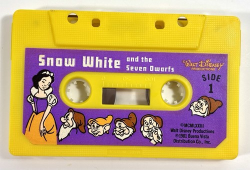 1973 Walt Disney Fisher Price Snow White And The Seven Dwarfs Book and Cassette - Picture 8 of 16