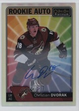 2016-17 O-Pee-Chee Platinum Rookie Rainbow Color Wheel Christian Dvorak Auto f0l