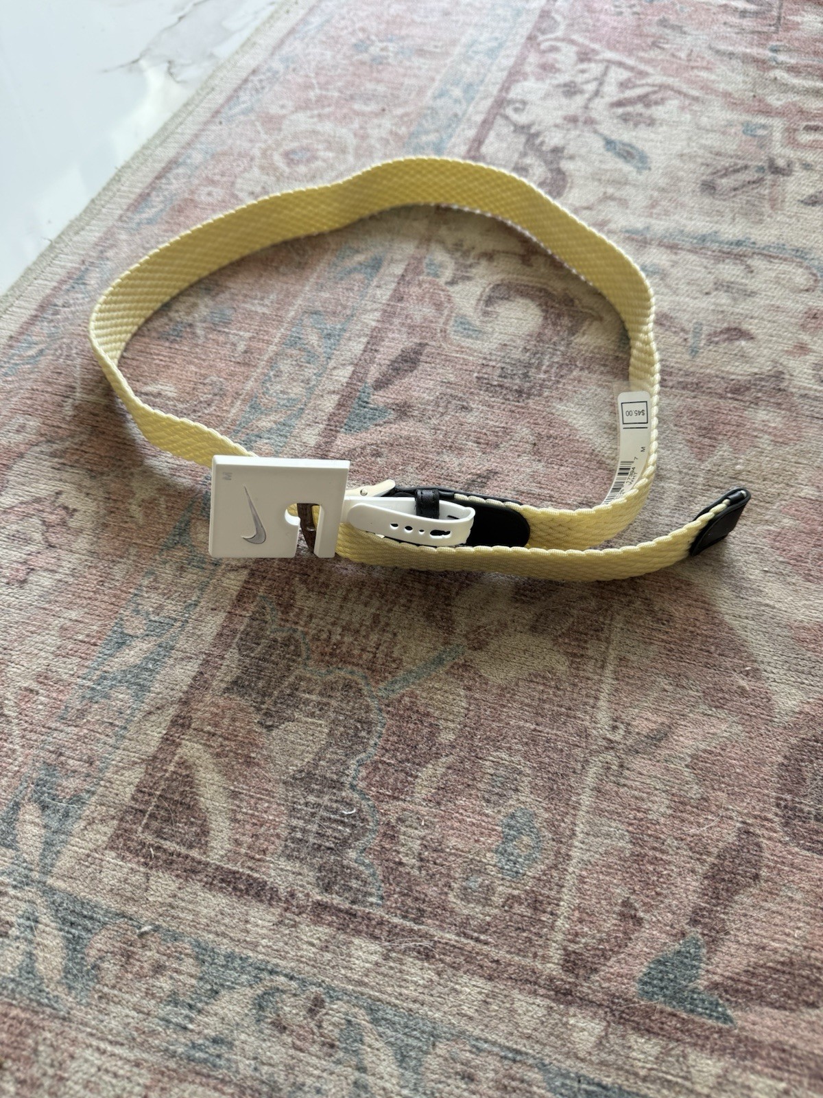 Belt Multi-weave Size Medium White Black