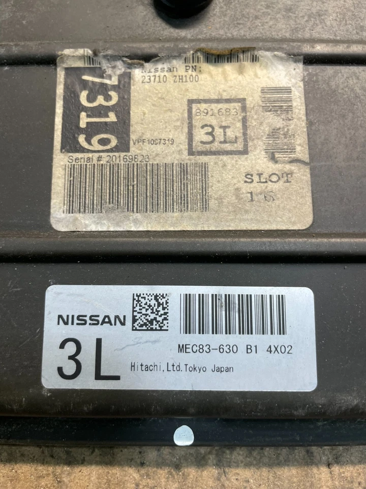 2005 Nissan Titan Ecm Ecu Engine Control Computer  mec83-630 b1 T2530 DG - Image 4 of 4