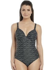 Fantasie Byron Bay Deep Plunge Smoothing Swimsuit 6444 Womens Swimming Costume