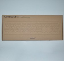New LOGITECH K750 Wireless Solar Ultra-Slim Keyboard for Mac