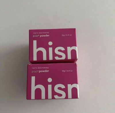 2xNew Hismile Pap Powder Teeth Whitening Powder Tooth White Pap+ Plus 12g/0.4 oz