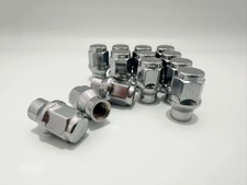 24pc 12x1.5 Chrome Extended Thread Bulge Acorn Lug Nuts Et Tapered Conical Seat 24pc 12x1.5 Chrome Extended Thread Bulge Acorn Lug Nuts Et Tapered Conical Seat