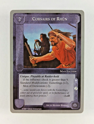 Corsairs of Rhun - Middle Earth CCG card (1998 ICE) MECCG Silver Grey Border