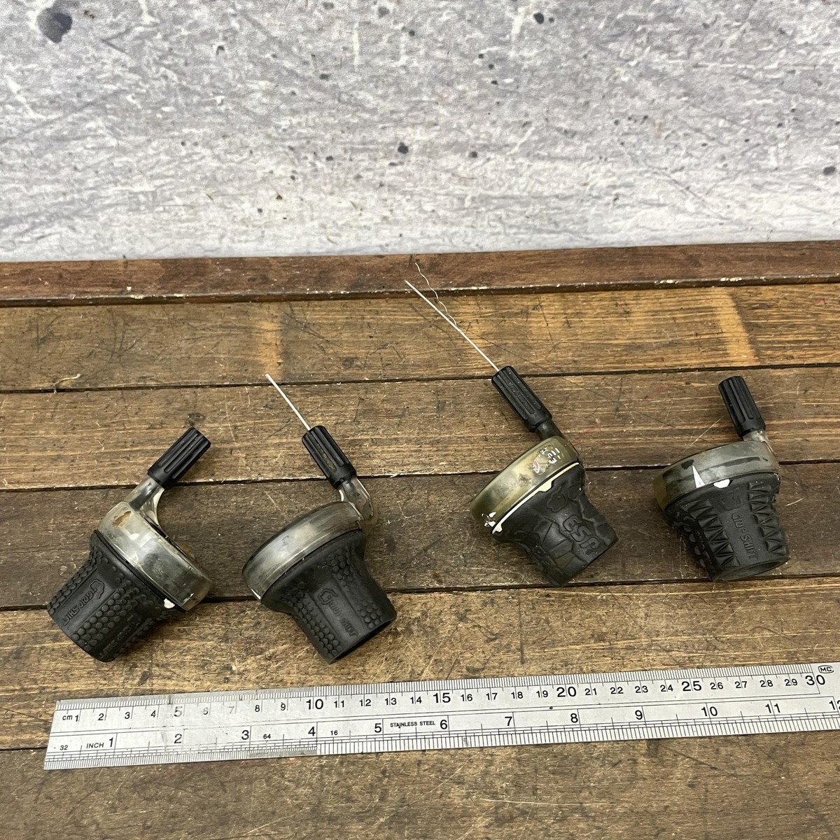 Vintage SRAM Grip Shift Xray SRT 800 Twist Shifter Lot Hood 90s