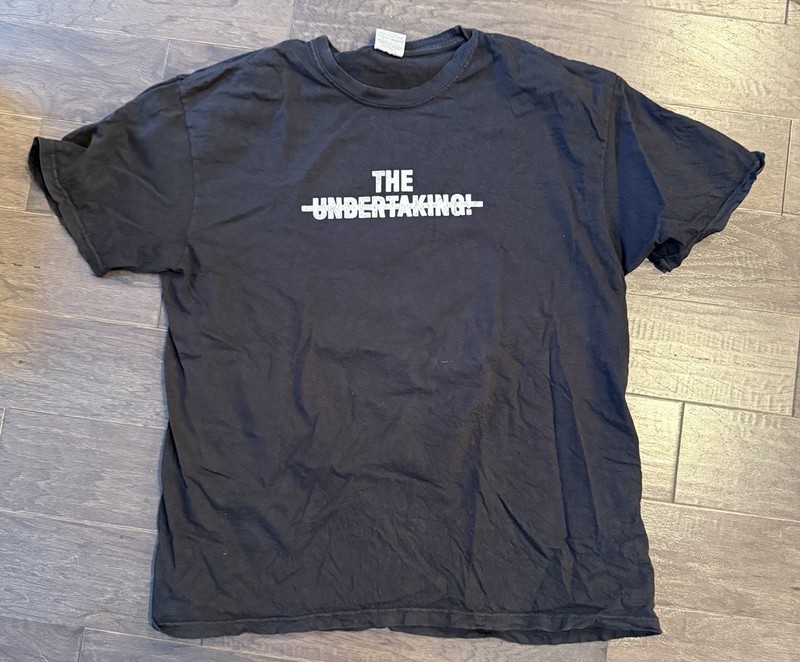 The Undertaking Band T Shirt XL Black Preowned San Diego