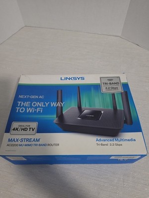 Linksys EA8300 Max Stream Dual Band Wireless Router - Black