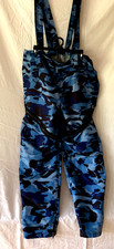 Camo Blue Dance Pants Overalls Balera Hip Hop Unisex Adult XL