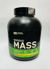 Optimum Nutrition Serious Mass Protein Powder - Banana - 6 lbs *EXP 11/2025*