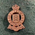 Essex Yeomanry Brass/gilded Cap Badge. Af20