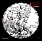 2011  AMERICAN SILVER EAGLE  1  OZ.  PURE FINE SILVER  999 BULLION COIN / BU-UNC